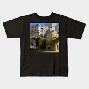 Mediterranean town Kids T-Shirt